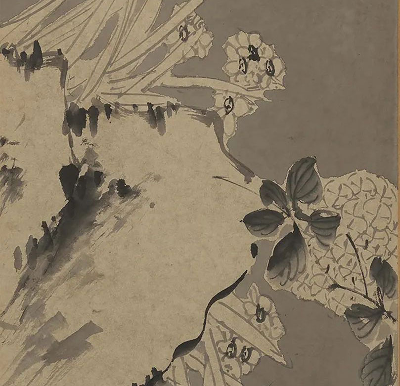 徐渭《墨花图》