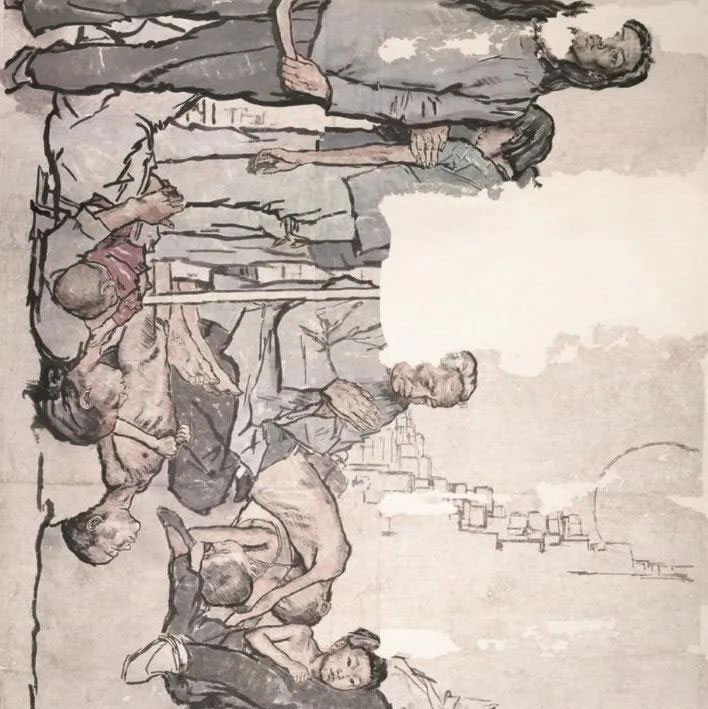 蒋兆和《流民图》   