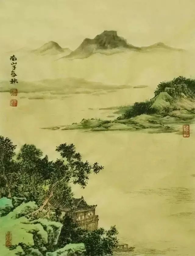 论:山水画中苔点的作用有哪些?-美术100 论:山水画中苔点的作用有哪些?