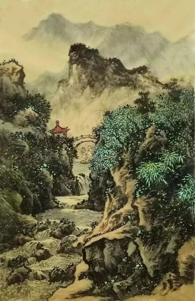 论:山水画中苔点的作用有哪些?-美术100 论:山水画中苔点的作用有哪些?