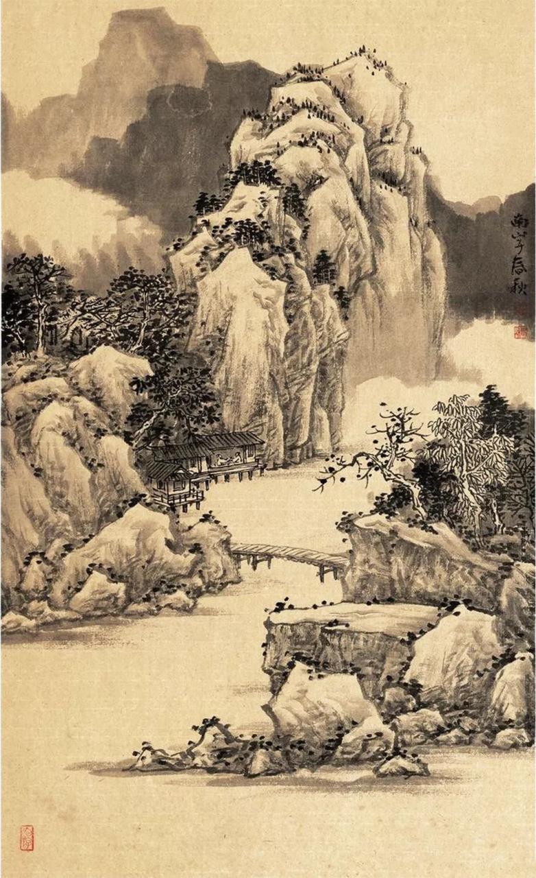 山水画构图10种取势技巧，你学会了吗？