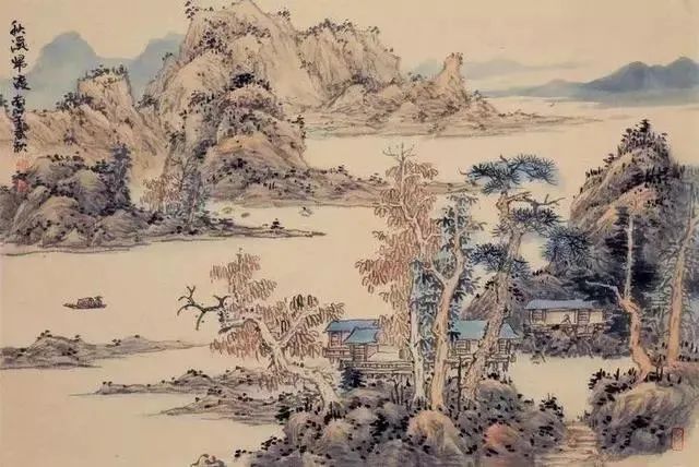 论:山水画中苔点的作用有哪些?-美术100 论:山水画中苔点的作用有哪些?