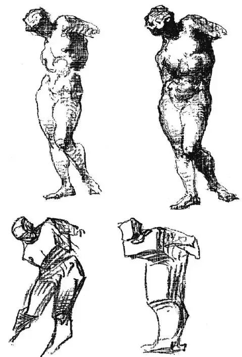 伯里曼《人体结构绘画教学》—— 体块关系与调子