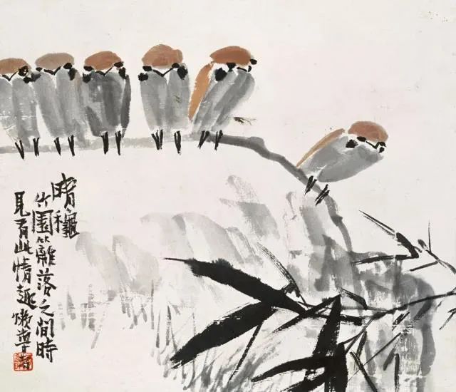 向潘天寿大师学构图，绝了！