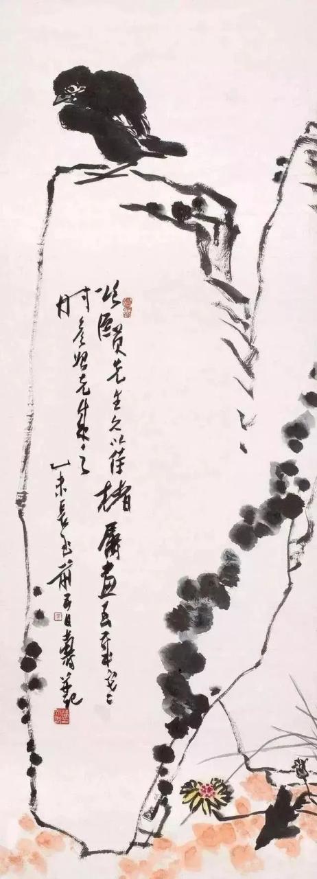 向潘天寿大师学构图，绝了！