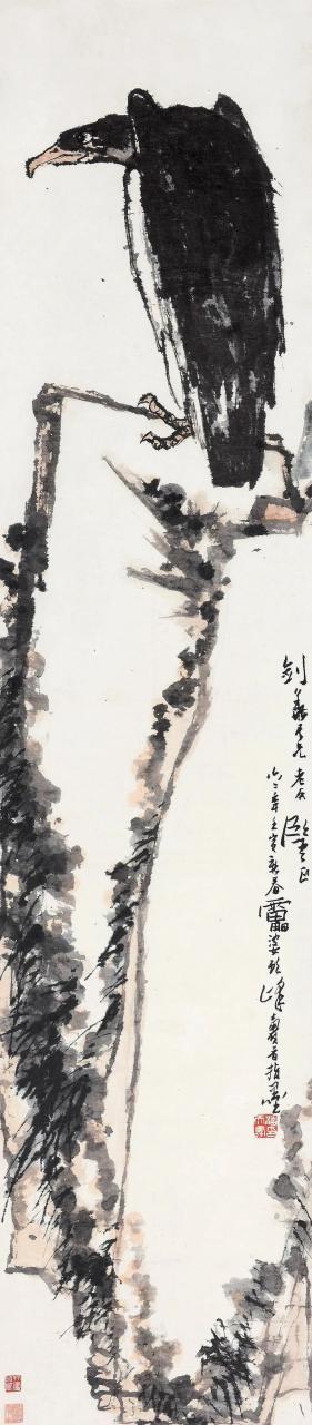 向潘天寿大师学构图，绝了！