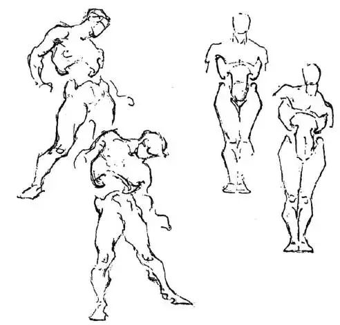 伯里曼《人体结构绘画教学》——扭动关系与韵律