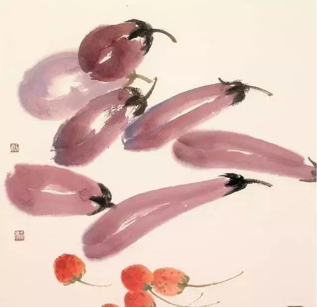 写意蔬果国画教程，一学就会