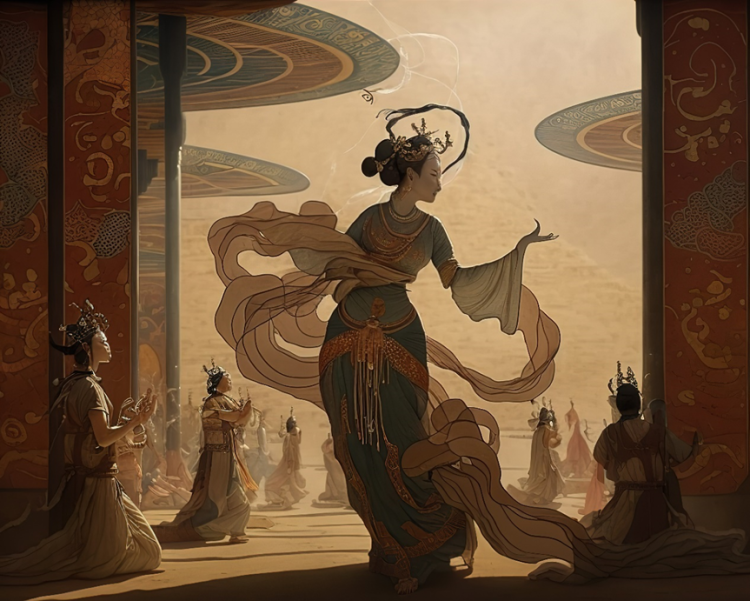 Midjourney敦煌风格艺术绘画教程