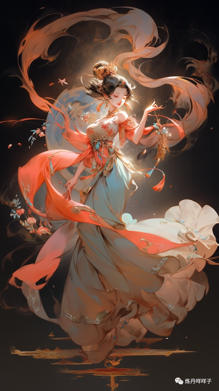 敦煌飞天召唤——midjourney分支选择二次元AI绘画模型niji journey