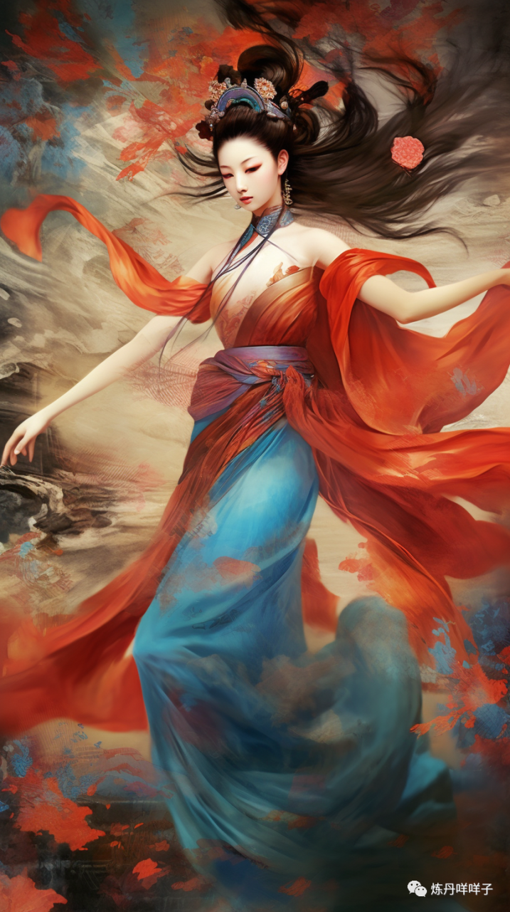 敦煌飞天召唤——midjourney分支选择二次元AI绘画模型niji journey