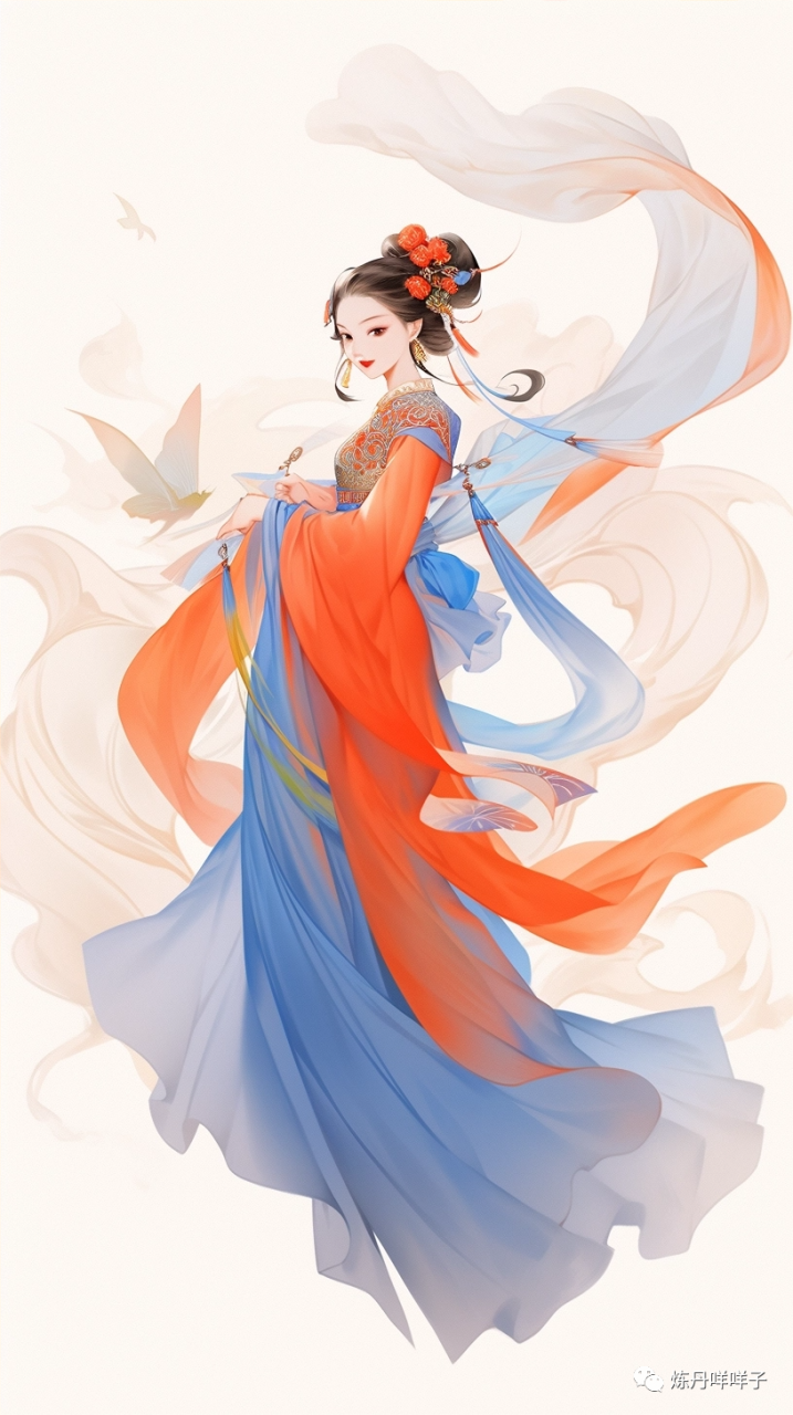 敦煌飞天召唤——midjourney分支选择二次元AI绘画模型niji journey