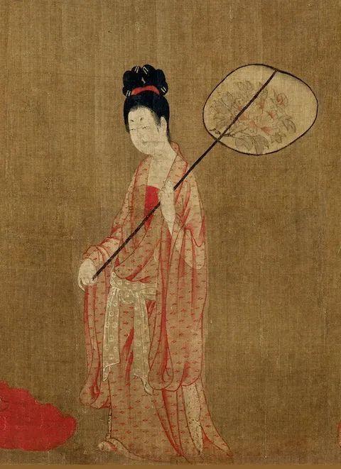 周昉《簪花仕女图》-美术100 周昉《簪花仕女图》
