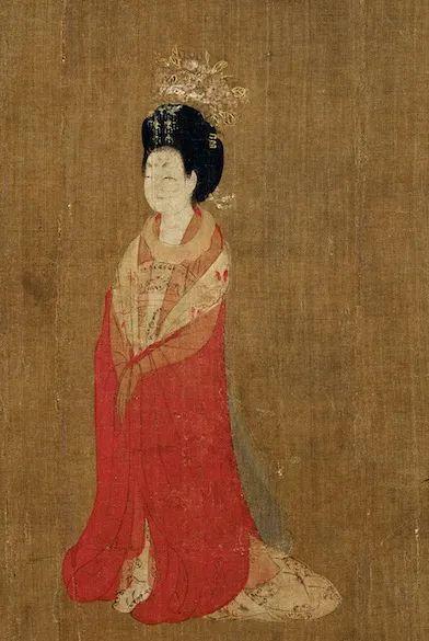 周昉《簪花仕女图》-美术100 周昉《簪花仕女图》