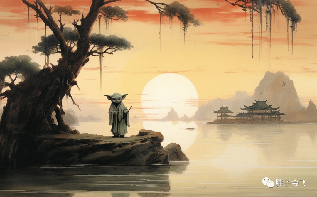 Midjouney ai绘画有多强大？我把“尤达大师”请到中国